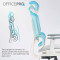 Крісло офісне OFFICEPRO Skyline OC680-W-LG-LG White/Light Gray