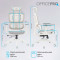 Крісло офісне OFFICEPRO Skyline OC680-W-LG-LG White/Light Gray