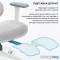 Кресло офисное OFFICEPRO Skyline OC750-W-LG-LG White/Light Gray