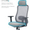 Крісло офісне OFFICEPRO Wave OC599-B-DG-DG Black/Dark Gray