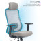 Крісло офісне OFFICEPRO Wave OC599-B-DG-DG Black/Dark Gray