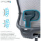 Крісло офісне OFFICEPRO Wave OC599-B-DG-DG Black/Dark Gray