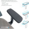 Крісло офісне OFFICEPRO Wave OC599-B-DG-DG Black/Dark Gray