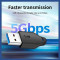 Кабель CABLETIME USB3.0 AM/BM 3м Black (CA12N)