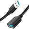 Кабель-удлинитель CABLETIME USB3.0 AM/AF 2м Black (CA11L)