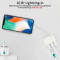 Сетевой адаптер с USB-хабом PROMATE GigaLink-I 3-in-1 High Speed OTG Lightning Hub White