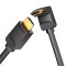 Кабель VENTION Right Angle Cable 90 Degree HDMI v2.0 2м Black (AARBH)