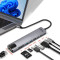 Порт-реплікатор MEDIA-TECH 8-in-1 Giga LAN Hub MT5046