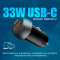 Автомобільний зарядний пристрій PROMATE DriveGear-PD33 1xUSB-A, 1xUSB-C, QC3.0, 33W Car Charger Black