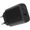 Зарядний пристрій PROMATE BiPlug-2 1xUSB-A, 1xUSB-C, QC3.0 17W Wall Charger Black