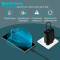 Зарядний пристрій PROMATE BiPlug-2 1xUSB-A, 1xUSB-C, QC3.0 17W Wall Charger Black