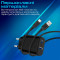 Зарядний пристрій PROMATE BiPlug-2 1xUSB-A, 1xUSB-C, QC3.0 17W Wall Charger Black