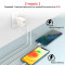 Зарядний пристрій PROMATE iCharge-PDQC3 1xUSB-A, PD20W, QC3.0 White w/Lightning cable