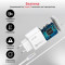 Зарядний пристрій PROMATE iCharge-PDQC3 1xUSB-A, PD20W, QC3.0 White w/Lightning cable