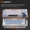 Клавіатура GAMEPRO Genesis Warden MK160 Blue/White