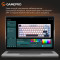 Клавіатура GAMEPRO Genesis Warden MK160 Blue/White