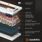 Клавіатура GAMEPRO Genesis Warden MK160 White/Gray