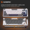 Клавіатура GAMEPRO Genesis Warden MK160 White/Gray