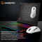 Миша ігрова GAMEPRO Genesis Avenger White