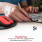 Мышь PROMATE Contour Wireless Red