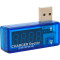 USB тестер CHARGER DOCTOR напряжения (3-7.5V) и тока (0-2.5A) Blue, загнутый