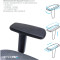 Кресло офисное OFFICEPRO Balance OC620 Black/Dark Gray