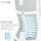Кресло офисное OFFICEPRO Balance OC620 White/Light Gray