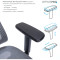 Кресло офисное OFFICEPRO Elegant OC660 Black/Dark Gray