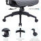 Кресло офисное OFFICEPRO Elegant OC660 Black/Dark Gray