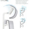 Кресло офисное OFFICEPRO Elegant OC660 White/Light Gray