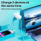 Зарядний пристрій REMAX RP-U125 Kiddy Series 1xUSB-A, 1xUSB-C, PD65W, QC4.0 White