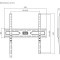 Крепление настенное для ТВ ITECH PK4F 32"-55" Black