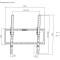 Крепление настенное для ТВ ITECH PN4T 32"-55" Black