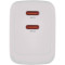 Зарядное устройство EMOS V03G35 2xUSB-C, 35W GaN Charger White