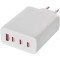 Зарядное устройство EMOS V06G120 1xUSB-A, 3xUSB-C, PD120W, GaN Charger White