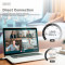 Кабель-адаптер USB-A to RJ-45 Gigabit Ethernet DIGITUS SSTP Cat.6a CU 2м Black (AK-300600-020-S)