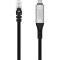 Кабель-адаптер USB-C to RJ-45 Gigabit Ethernet DIGITUS SSTP Cat.6a CU 2м Black (AK-300601-020-S)