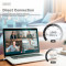 Кабель-адаптер USB-C to RJ-45 Gigabit Ethernet DIGITUS SSTP Cat.6a CU 2м Black (AK-300601-020-S)