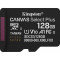 Карта пам'яті KINGSTON microSDXC Canvas Select Plus 128GB UHS-I V10 A1 Class 10 (SDCS3/128GBSP)