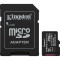 Карта пам'яті KINGSTON microSDXC Canvas Select Plus 256GB UHS-I V10 A1 Class 10 + SD-adapter (SDCS3/256GB)