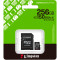 Карта пам'яті KINGSTON microSDXC Canvas Select Plus 256GB UHS-I V10 A1 Class 10 + SD-adapter (SDCS3/256GB)