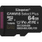 Карта пам'яті KINGSTON microSDXC Canvas Select Plus 64GB UHS-I V10 A1 Class 10 (SDCS3/64GBSP)