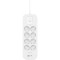 Мережевий фільтр BELKIN Surge Protector White, 8 розеток, 1xUSB-C, 1xUSB, 2м (SRB003VF2M-V2)