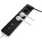 Сетевой фильтр с Wi-Fi управлением EMOS P1422SM Black, 4 розетки, 1xUSB-C, 1xUSB, 2м