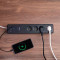Сетевой фильтр с Wi-Fi управлением EMOS P1422SM Black, 4 розетки, 1xUSB-C, 1xUSB, 2м