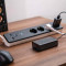 Сетевой фильтр с Wi-Fi управлением EMOS P1422SM Black, 4 розетки, 1xUSB-C, 1xUSB, 2м
