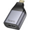 Адаптер HOCO UA33 USB-C to HDMI Black/Gray