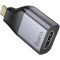 Адаптер HOCO UA33 USB-C to HDMI Black/Gray
