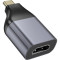 Адаптер HOCO UA33 USB-C to HDMI Black/Gray