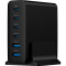 Зарядна станція GEMBIRD 2xUSB-A, 4xUSB-C, PD+QC3.0 GaN 75W Black (TA-UC-2A4C-PD75-01-BK)